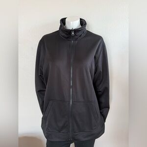Women's Black Zip-Up Jacket